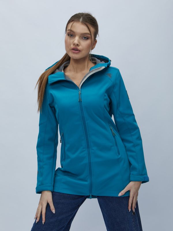 Women's windbreaker MTFORCE spring blue 22210S